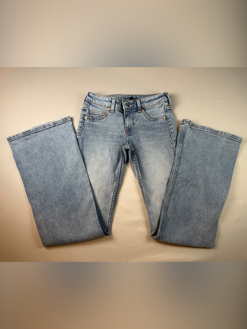 H&M Divided Light Blue Wide Leg Women's Jeans Size 2